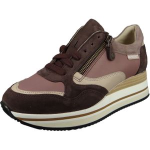 MEPHISTO Sneakers laag 'Olimpia'  beige / donkerbruin / mauve