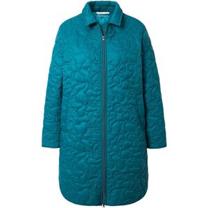 Studio Untold - Tussenmantel - Cyaan Blauw - Gewatteerde Jas