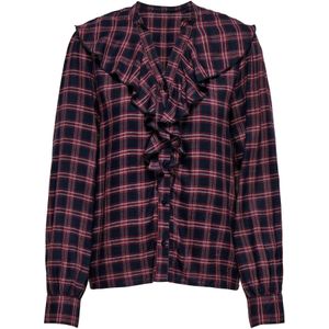 Jdystay - Overhemd - Lange Mouwen - Regular Fit - Band Kraag - Ruches