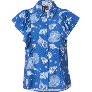 VERO MODA Blouse 'VMSEASHELL'  navy / wit