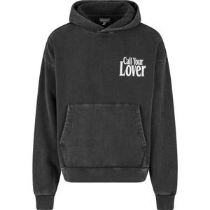 MARKET Sweatshirt 'Call My Lover'  rood / zwart / wit