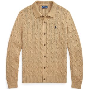Polo Ralph Lauren - Gebreid Vest - Sand - Lange Mouw