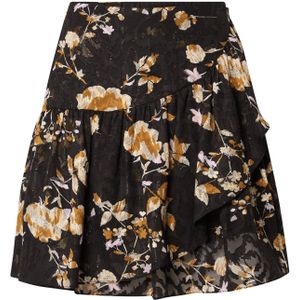 SECOND FEMALE Rok 'Betula'  gemengde kleuren / zwart