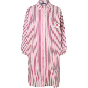 Ana Alcazar Jurk 'Walera'  rosa / wit