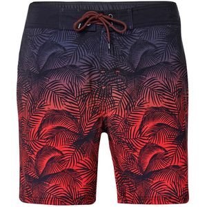 KOROSHI Zwemshorts  marine / navy / orchidee / rood
