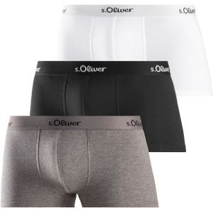 s.Oliver Boxershorts  grijs gemêleerd / zwart / wit