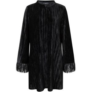 Ana Alcazar Cocktailjurk ' Talli '  zwart