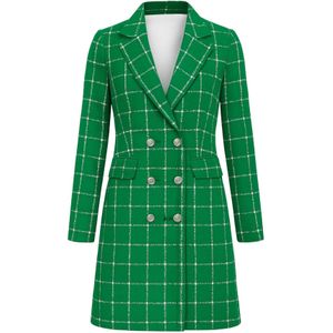 MODAMIHRAM Tussenmantel  groen / wit