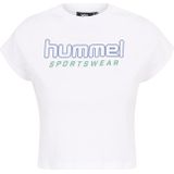 Hummel - Lgc June - T-shirt - Katoen - Cropped Design - Ronde Hals - Korte Mouwen