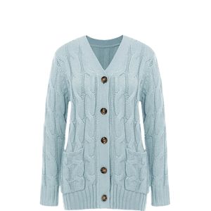 Imily Bela Gebreid vest  pastelblauw