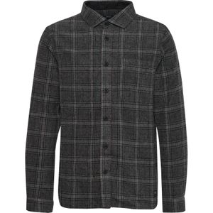 INDICODE JEANS Overhemd 'Valmer'  grijs / zwart