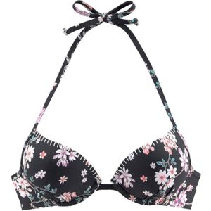 SUNSEEKER Bikinitop  rosa / zwart