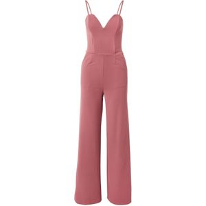 WAL G. Jumpsuit 'DOLLY'  donkerroze
