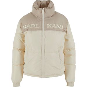Karl Kani - Essential - Gewatteerde Jas - Beige - Color-Blocking