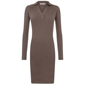 Felix Hardy Gebreide jurk  bruin