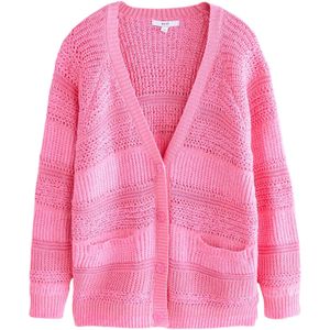 Next Gebreid vest  lichtroze