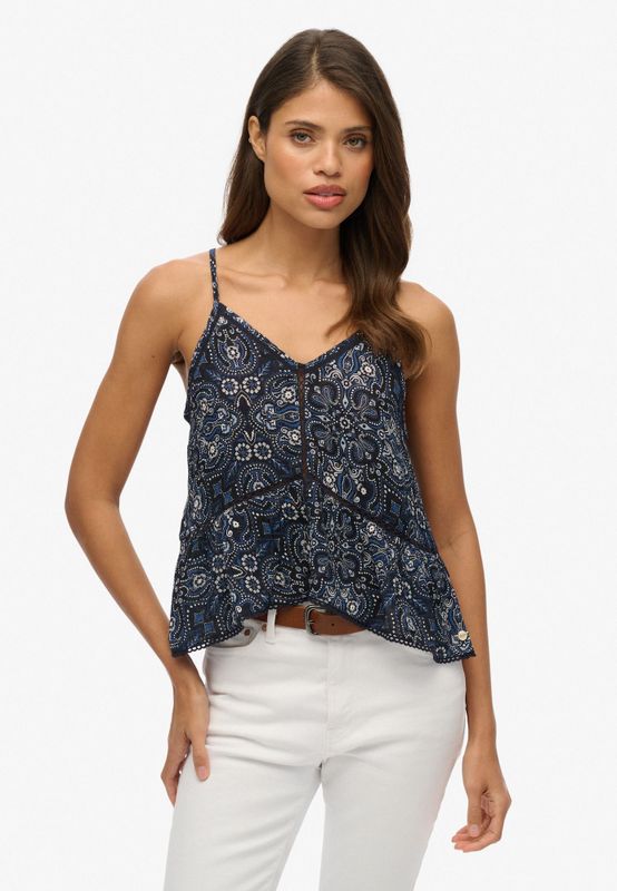 Superdry - Vintage Ladder Trim - Mouwloos T-shirt