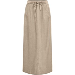 ONLY - ONLCaro - Rok - Grijs - Wijde Pasvorm - Lang