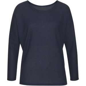 Vivance - Shirt - Navy - Lange Mouwen - Gemaakt van Kreukvrij Materiaal