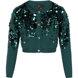 faina Gebreid vest  spar