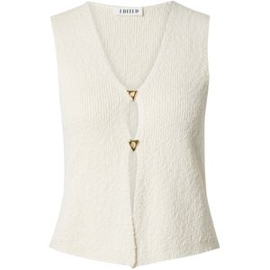 EDITED Bodywarmer 'Rike'  beige / beige gemêleerd
