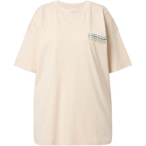 Studio Untold Oversized shirt  crème / navy / zwart / wit