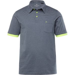 Boston Park Shirt  navy / lichtgroen / wit