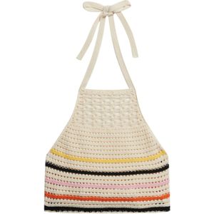 Superdry - Crop Halter Crochet Top - Zonder Mouwen