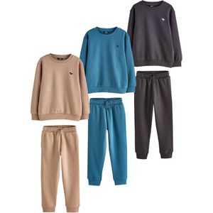 Next Joggingpak  sand / blauw / basaltgrijs