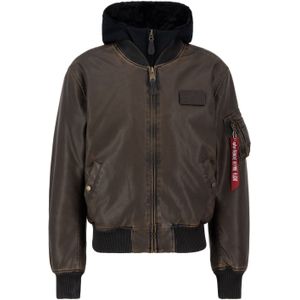 ALPHA INDUSTRIES Tussenjas  bruin / rood / zwart / wit