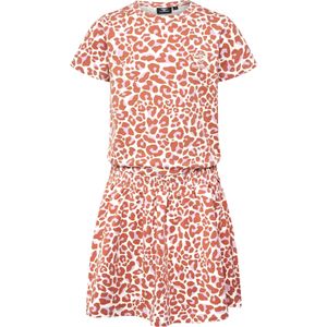 Hummel - hmlJUMPY AOP DRESS S/S - Meisjesjurk - Jersey - Korte Mouwen