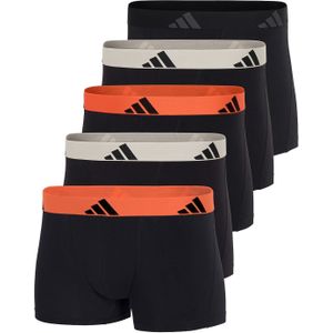 ADIDAS SPORTSWEAR Boxershorts ' Dynamic Stretch Cotton '  oranje / zwart / offwhite