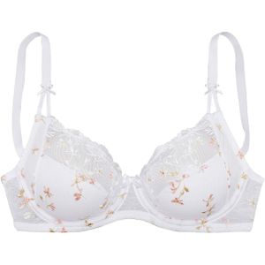 Balconette BH - Wit - 65% Polyamide, 25% Polyester, 10% Elastaan