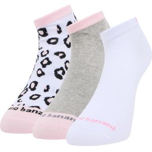 Bruno Banani Sokken 'Delgado'  grijs / rosa / zwart / wit