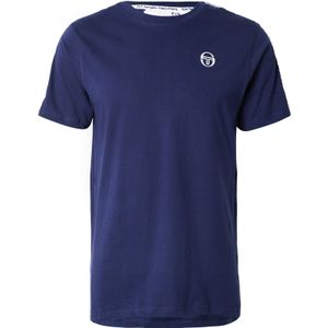Sergio Tacchini Shirt 'GRECO'  donkerblauw / wit