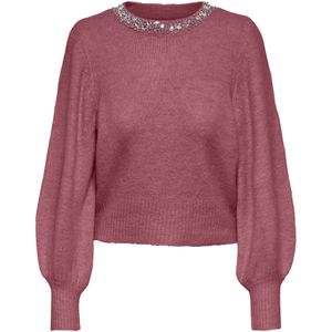 Only - ONLELSA L/S PULLOVER KNT NOOS - Gebreide Trui - Renaissance Rose