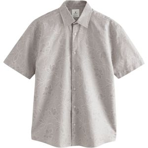 Next Overhemd  lichtgrijs / wit