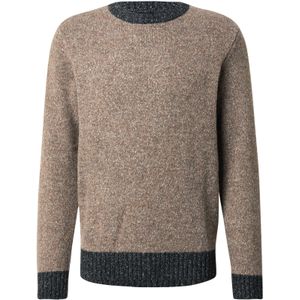 INDICODE JEANS Trui 'Gro'  brokaat / zwart