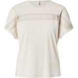 ONLY - ONLFREE - T-shirt - Lichtgrijs - Kwartmouw - Ronde Hals