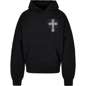 MJ Gonzales Sweatshirt 'Grace of God'  zwart / wit