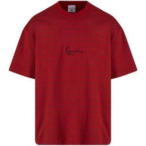 Karl Kani Shirt 'Aop Signature'  rood / zwart