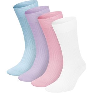 DillySocks Sokken  blauw / lila / pink / wit