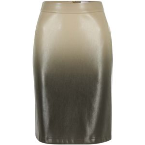 MADELEINE Rok  beige / donkergrijs