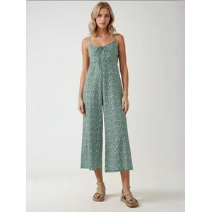 Hiccup Jumpsuit  smaragd / zwart / wit