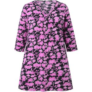 Ulla Popken Tuniek  eosine / zwart / wit