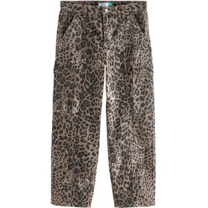 Next Cargojeans 'Carpenter'  mokka / zwart