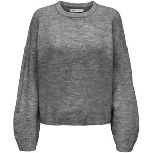 ONLY - ONLSIMONI - Gebreide Trui - Grijs Gemêleerd