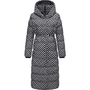 Ragwear Wintermantel  zwart / wit