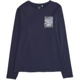 NAME IT Shirt 'NKMVUX'  navy / grijs / wit