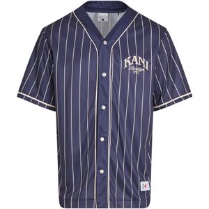 Karl Kani Shirt  marine / wit